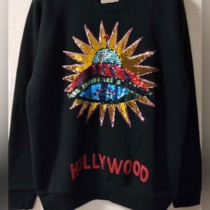 Gucci UFO Hollywood Sequin Sweatshirt